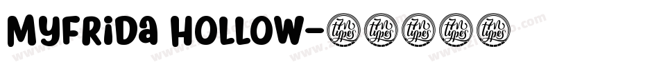 Myfrida Hollow字体转换